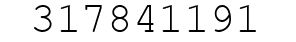Number 317841191.