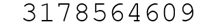 Number 3178564609.