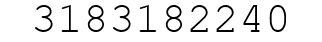 Number 3183182240.