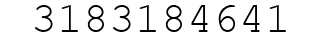 Number 3183184641.