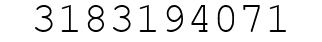 Number 3183194071.