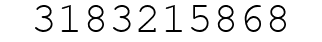 Number 3183215868.