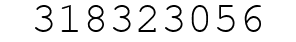 Number 318323056.