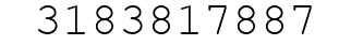 Number 3183817887.