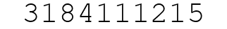 Number 3184111215.