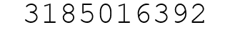 Number 3185016392.