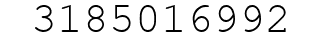 Number 3185016992.