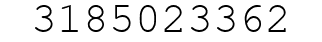 Number 3185023362.