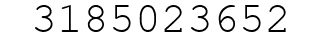 Number 3185023652.