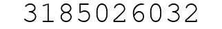 Number 3185026032.