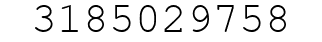 Number 3185029758.