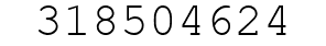 Number 318504624.