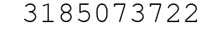 Number 3185073722.