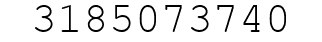 Number 3185073740.