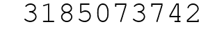 Number 3185073742.