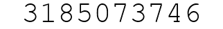 Number 3185073746.