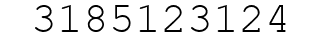 Number 3185123124.