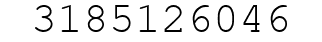 Number 3185126046.