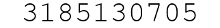 Number 3185130705.