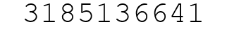 Number 3185136641.