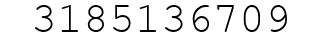 Number 3185136709.