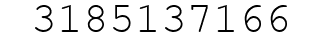 Number 3185137166.