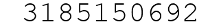 Number 3185150692.