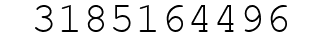 Number 3185164496.