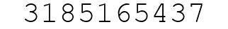 Number 3185165437.