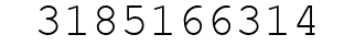 Number 3185166314.