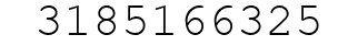 Number 3185166325.