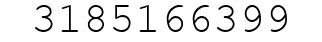 Number 3185166399.