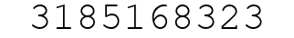 Number 3185168323.