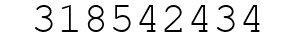 Number 318542434.