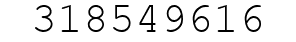 Number 318549616.