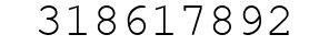 Number 318617892.