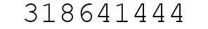 Number 318641444.