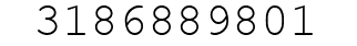 Number 3186889801.