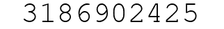 Number 3186902425.