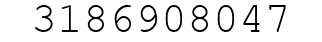 Number 3186908047.