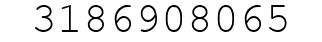 Number 3186908065.