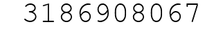 Number 3186908067.