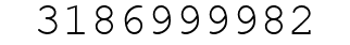 Number 3186999982.