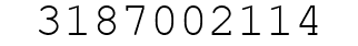 Number 3187002114.