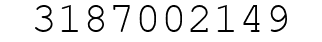 Number 3187002149.