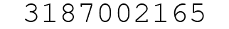 Number 3187002165.