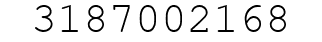 Number 3187002168.