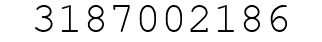 Number 3187002186.