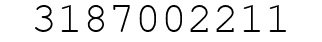Number 3187002211.