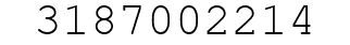 Number 3187002214.